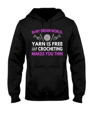 CROCHETING MAKES YOU THIN FUNNY CROCHET Hooded Sweatshirt thumbnail