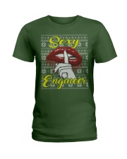 SEXY ENGINEER UGLY CHRISTMAS SWEATER ENGINEER XMAS Ladies T-Shirt thumbnail