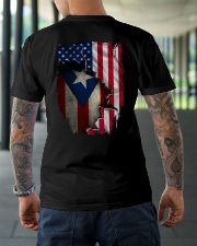 NC - Puerto Rican Blood inside me full Classic T-Shirt lifestyle-mens-crewneck-back-3