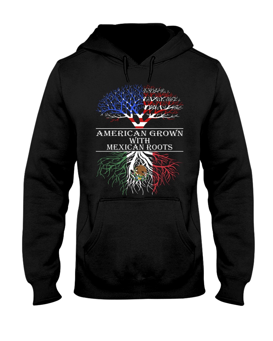 7DK - American grown with mexican roots Hooded Sweatshirt
