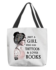 Tattoos and Love Books Limited Edition All-over Tote thumbnail