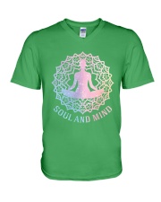 Soul and mind V-Neck T-Shirt tile