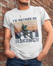 Id rather be skiing Classic T-Shirt apparel-classic-tshirt-lifestyle-26