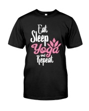 Eat Sleep Yoga Repeat Premium Fit Mens Tee tile
