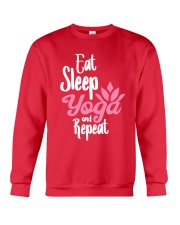 Eat Sleep Yoga Repeat Crewneck Sweatshirt tile