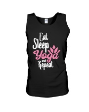 Eat Sleep Yoga Repeat Unisex Tank tile