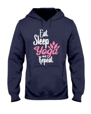 Eat Sleep Yoga Repeat Hooded Sweatshirt tile