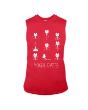 Yoga cats Sleeveless Tee tile