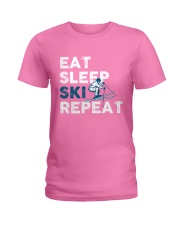 Ski and repeat Ladies T-Shirt tile