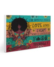 I'm Mosttly Peace Gallery Wrapped Canvas Prints tile