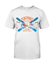 Skiing - Extreme winter sport Classic T-Shirt front