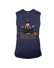 Yoga on broom Sleeveless Tee tile