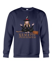 Yoga on broom Crewneck Sweatshirt tile