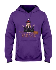 Yoga on broom Hooded Sweatshirt tile
