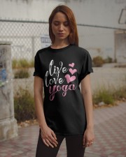 Live Love Yoga Classic T-Shirt apparel-classic-tshirt-lifestyle-18