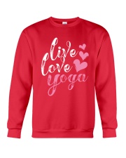 Live Love Yoga Crewneck Sweatshirt tile