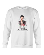 MAKES ME HAPPY Crewneck Sweatshirt thumbnail