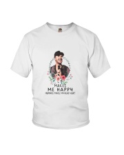 MAKES ME HAPPY Youth T-Shirt thumbnail