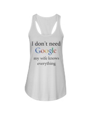 MY WIFE IS GOOGLE Ladies Flowy Tank thumbnail
