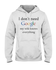 MY WIFE IS GOOGLE Hooded Sweatshirt thumbnail