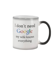 MY WIFE IS GOOGLE Color Changing Mug thumbnail