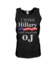 I WISH HILLARY OJ Unisex Tank thumbnail