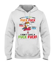 WITH A F F HERE Hooded Sweatshirt thumbnail