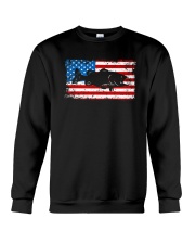 Patriotic Bass Fishing T-Shirt Crewneck Sweatshirt thumbnail
