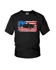 Patriotic Bass Fishing T-Shirt Youth T-Shirt thumbnail