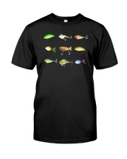 Just Wanna Be Fishin Lurws Classic T-Shirt front