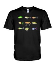 Just Wanna Be Fishin Lurws V-Neck T-Shirt thumbnail