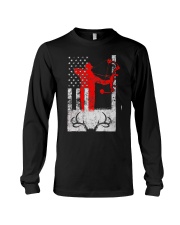 Deer Hunting Flag T-Shirts Long Sleeve Tee thumbnail