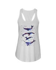 Whale Art Tee Ladies Flowy Tank thumbnail