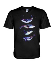 Whale Art Tee V-Neck T-Shirt thumbnail