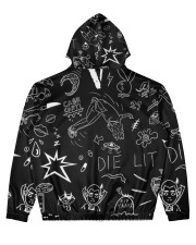 Cash Carti Merch Men's All Over Print Hoodie back