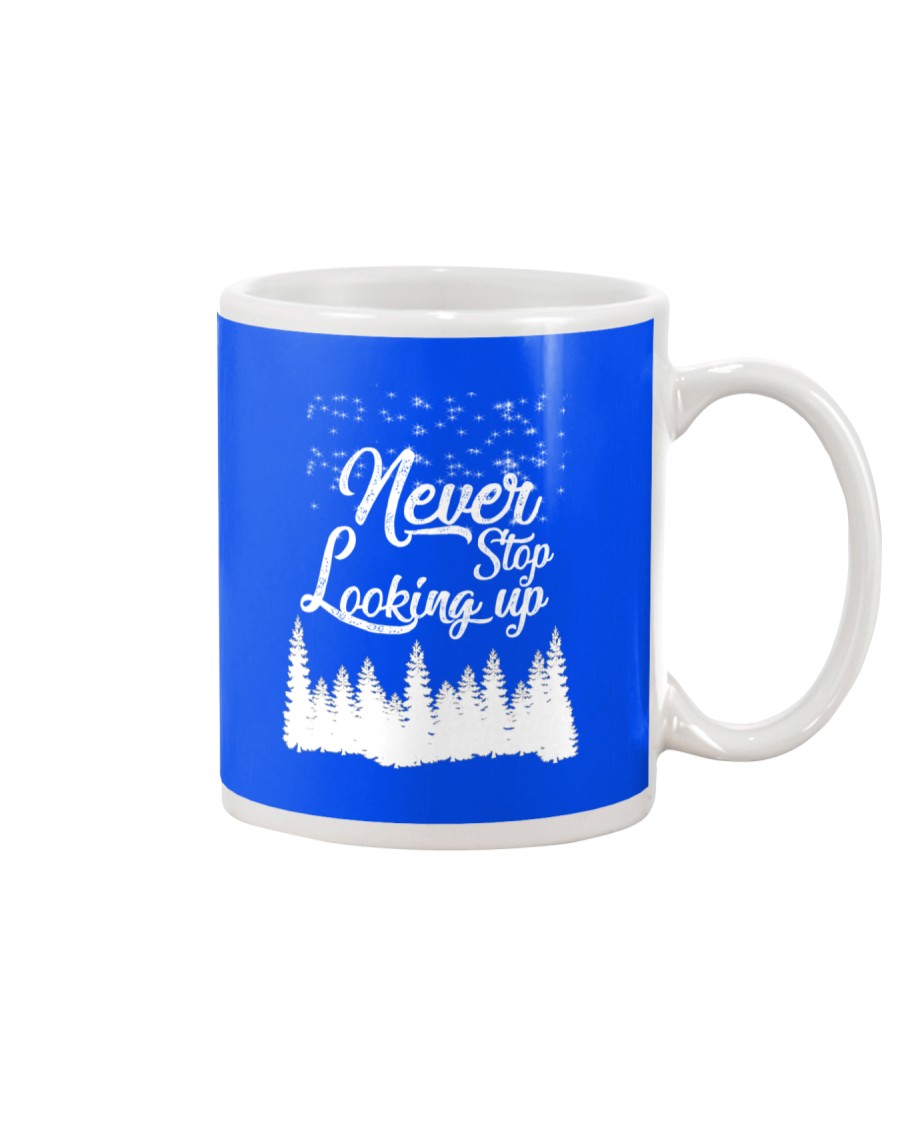 Camping - Never Stop Looking Up Mug