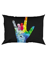 ASL Love Hand Art Rectangular Pillowcase thumbnail