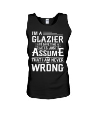Glazier - I Am A Glazier - I never Wrong Unisex Tank thumbnail