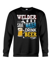 Welder Save Beer Crewneck Sweatshirt tile