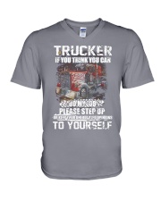Trucker V-Neck T-Shirt tile