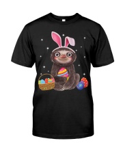 Sloth Easter Classic T-Shirt front