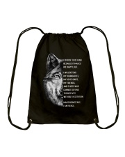 Wolf Lovers Drawstring Bag thumbnail