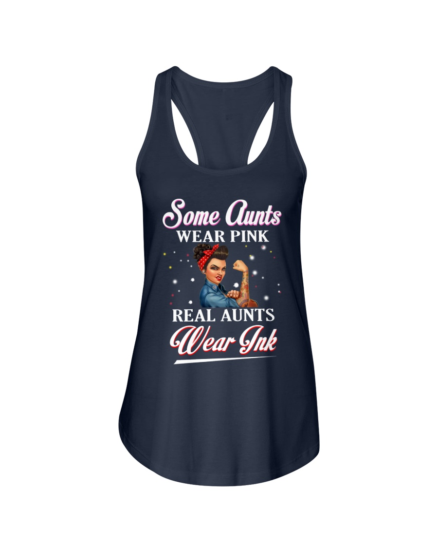 REAL AUNTS WEAR INK Ladies Flowy Tank