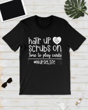 TB0509 - hair up Classic T-Shirt lifestyle-mens-crewneck-front-17