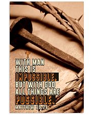 JES10027PT - Jesus Christ All Things Possible 11x17 Poster front