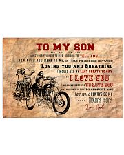 CV10003 - To My Son Motor Letter 17x11 Poster front