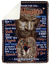 JES10059BL - A Prayer For Daughter Sherpa Fleece Blanket tile