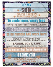 FBC10029 - Son Today Is A Good Day Small Fleece Blanket - 30" x 40" front