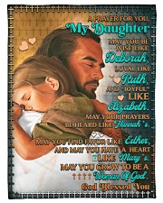 JES10053BL - A Prayer For Daughter Small Fleece Blanket - 30" x 40" front