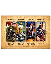 CV10011 - Strong Brave Humble Motor 17x11 Poster front